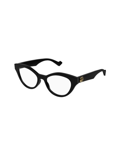 Gucci Gg0959o Glasses In Black Black Transpare