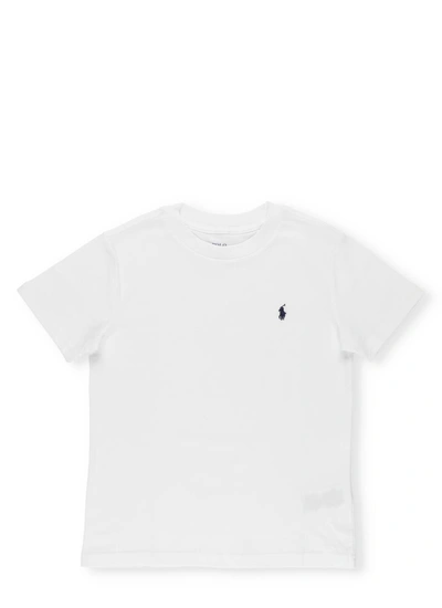 Ralph Lauren Kids' Logo T-shirt In White