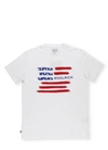 WOOLRICH USA FLAG T-SHIRT,CFWKTE0079MR T UT14868041