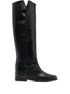 Shop Via Roma 15 Slip-on Boots In 黑色