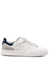 Premiata White Calf Leather Bos Taurus Low Top Sneakers In 白色