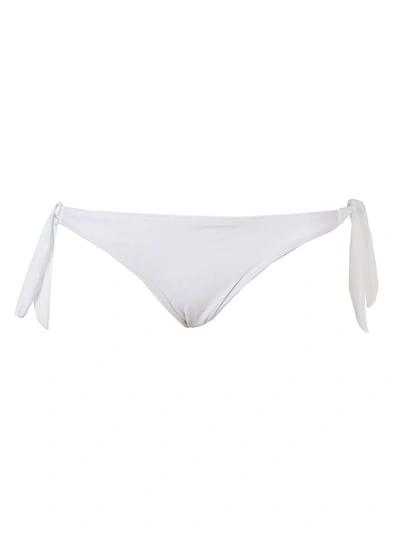 Amir Slama Side Lace Up Bikini Bottom In Weiss