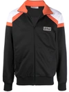 Valentino Vltn-motif Zip-up Jacket In Schwarz