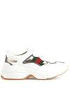 GUCCI RHYTON ECO LEATHER SNEAKERS