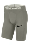 Nike Pro Performance Shorts In Light Army/ Black