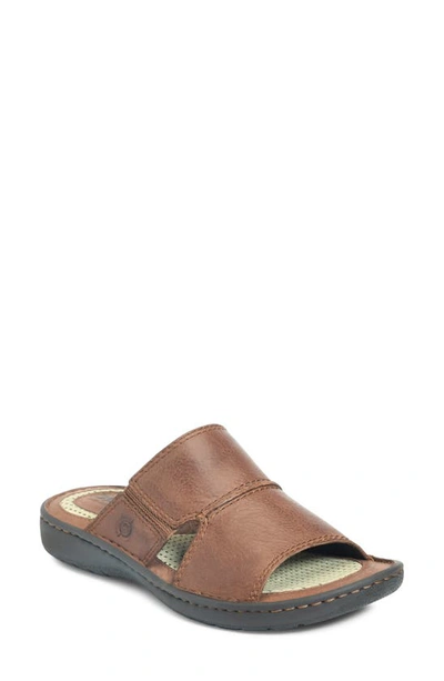 Born B?rn Flores Slide Sandal In Dark Brown