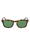 Lanvin 51mm Rectangle Sunglasses In Vintage Havana