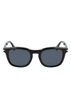 Lanvin 51mm Rectangle Sunglasses In Black