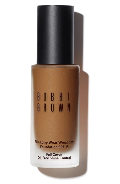 Bobbi Brown Skin Long-wear Weightless Liquid Foundation Broad-spectrum Spf 15, 1 oz In W-088 Golden Almond