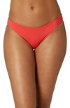 O'neill Rockley Saltwater Solid Bikini Bottoms In Bittersweet