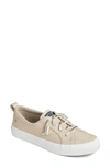 Sperry Crest Vibe Slip-on Sneaker In Gold Textile