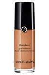 Giorgio Armani Fluid Sheer Glow Enhancer Liquid Highlighter, Bronzer & Blush, 0.6 oz In 10 Golden Bronze