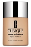 Clinique Acne Solutions Liquid Makeup Foundation, 1 oz In Fresh Amber