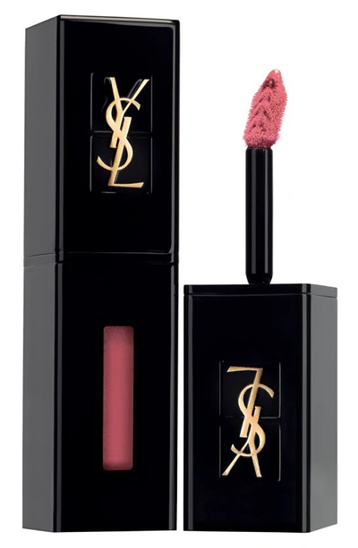 Saint Laurent Vinyl Cream Lip Stain In 412 Rose Mix