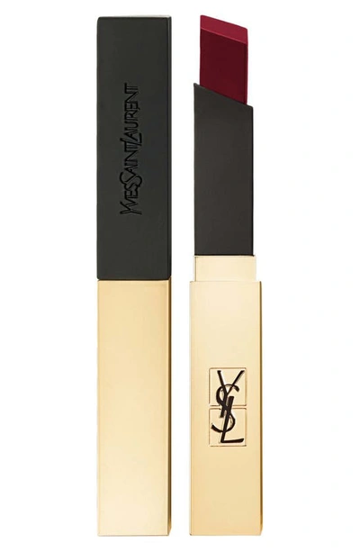 Saint Laurent Rouge Pur Couture The Slim Matte Lipstick In 18 Reverse Red