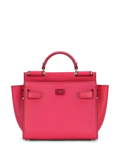 Dolce & Gabbana Sicily Shoulder Bag In Pink