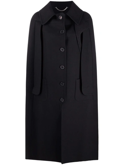 Maison Margiela Single-breasted Sleeveless Coat In Black