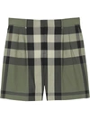 BURBERRY CHECK-PRINT TAILORED SHORTS
