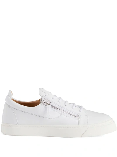 Giuseppe Zanotti Frankie Zip-detail Trainers In White