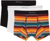 Paul Smith Three-pack Multicolor Stripe Boxer Briefs In Various