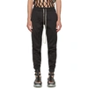 RICK OWENS BLACK CHAMPION EDITION HEAVY JERSEY LOUNGE trousers