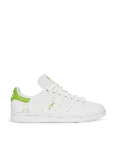 Adidas Originals 白色 Disney 联名 Kermit The Frog Stan Smith 运动鞋 In White