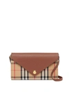 BURBERRY BURBERRY VINTAGE CHECK STRAPPED WALLET