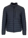 Woolrich Padded Jacket In Blue In Blue