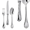 Christofle Silver Plated Marly Salad Serving Fork 0038-083 In Silver
