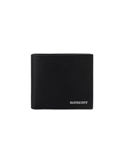 Burberry International Bifold Coin Wallet In Black