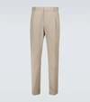 LORO PIANA CITY COTTON AND WOOL-BLEND trousers,P00553079