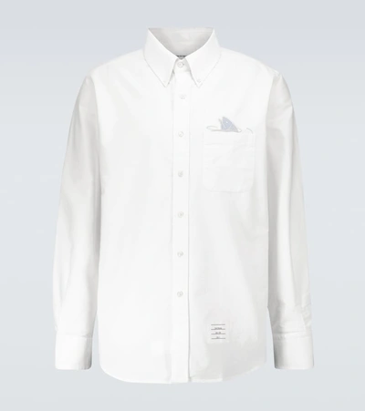 Thom Browne White Logo Shirt