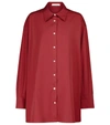 THE ROW LUKA COTTON POPLIN SHIRT,P00586224