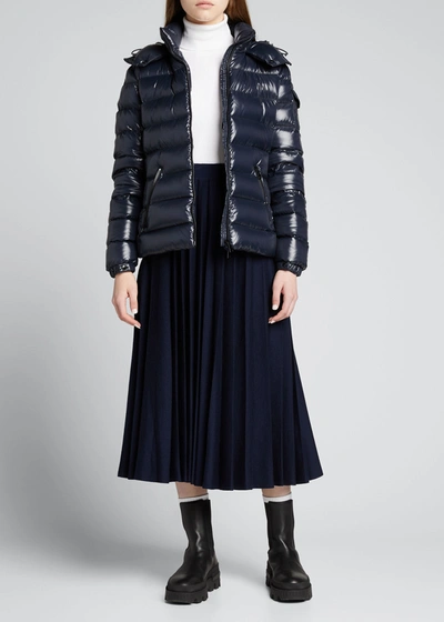 Moncler Bady Puffer Jacket In Navy
