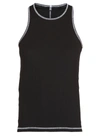 MCQ BY ALEXANDER MCQUEEN MCQ ALEXANDER MCQUEEN CONTRAST TRIM TANK TOP