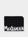 ALEXANDER MCQUEEN A4 ZIP POUCH