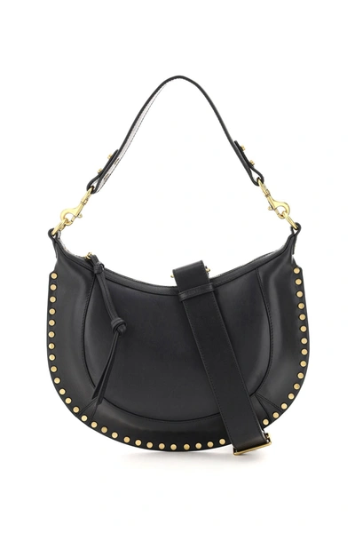 Isabel Marant Womans Black Leather Naoko Crossbody Bag