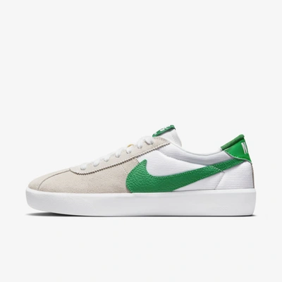 Nike Sb Bruin React Skate Shoes In White,white,lucky Green,lucky Green