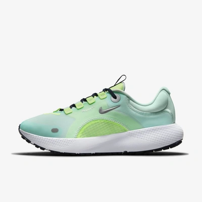 Nike React Escape Run Women's Road Running Shoes In Teal Tint,ghost Aqua,off Noir,metallic Silver