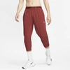 Nike Sport Clash Men's Training Pants In Dark Cayenne,citron Pulse