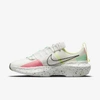 Nike Crater Impact Sneakers In Off White And Neon Tones In Summit White,green Glow,sunset Pulse,black