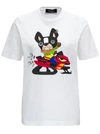 DSQUARED2 JERSEY T-SHIRT WITH PRINT