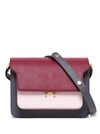 MARNI TRUNK CROSSBODY BAG IN MULTICOLOR SAFFIANO LEATHER