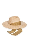MADEWELL LEOPARD TRIM STRAW HAT,MADEW45150