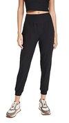 BEYOND YOGA SPACEDYE MIDI JOGGERS DARKEST NIGHT,BYOGA30804