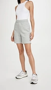 Alo Yoga Accoldae Sweat Shorts In Dove Grey Heather
