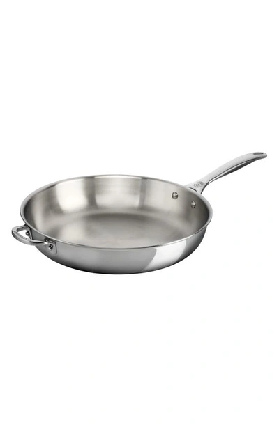 Le Creuset 12.5-inch Stainless Steel Fry Pan In Grey