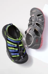 Keen Kids' Seacamp Ii Cnx Water Friendly Sandal In Drizzle/ Magnet/ Drizzle