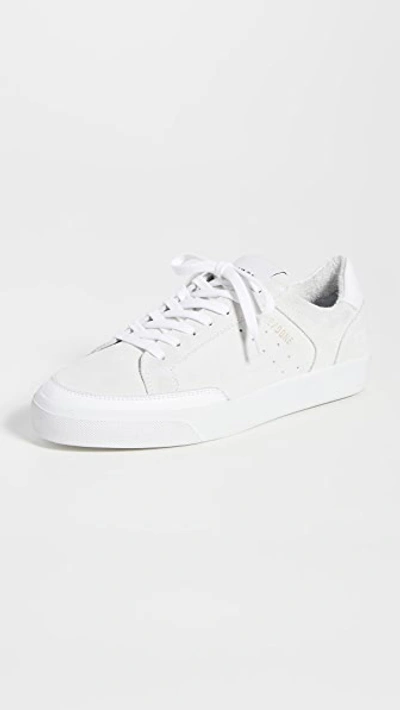 Re/done 90's Skate Shoes White Suede