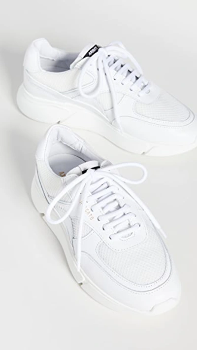 Axel Arigato Genesis Vintage Runner Recycled-nylon And Leather Trainers In White